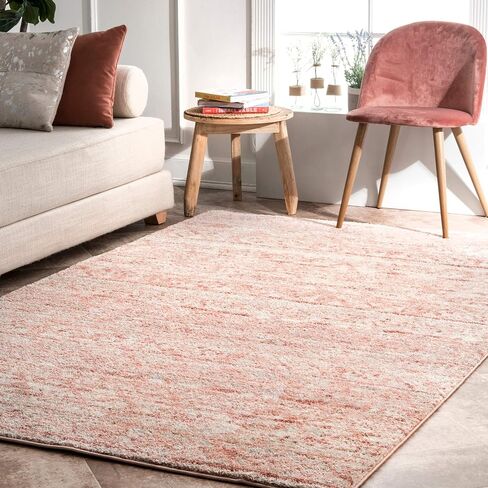 nuLOOM Hattie Transitional Moroccan Runner Rug, 2' 6" x 8', Pink in Saudi Arabia