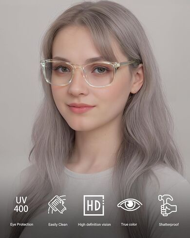 ANRRI Blue Light Glasses Men Anti Eyestrain Oversized Computer Gaming Glasses Women in Kuwait