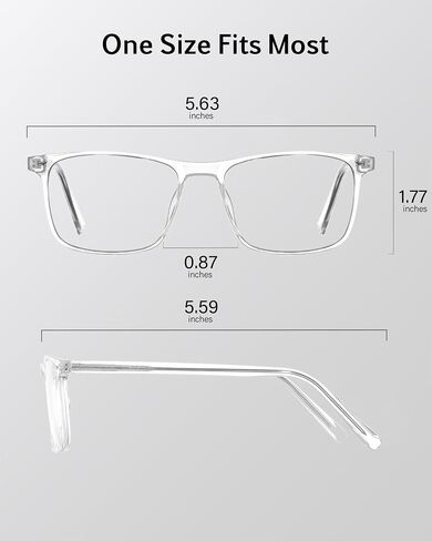 ANRRI Blue Light Glasses Men Anti Eyestrain Oversized Computer Gaming Glasses Women in Kuwait