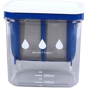 TOPINCN Large Capacity Yogurt Filter, Yogurt Filter, Efficient Filtration Large Greek Yogurt Maker with Extra Fine Mesh Stainless Steel Strainer Basket for Smooth