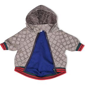 Dog Hoodies Dog Winter Coat Classic Designer Dog Coats Luxury Dog Coats Small Dog Coats Warm Pet Dog Coat Zipper Design Easy On/Off Puppy Coats Teddy Coats Chihuahua Clothes French Bulldog Clothes M