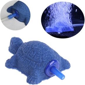 1 Pc Blue Turtle Aquarium Bubble Air Stone Diffuser Fish Tank Aerator Oxygen Pump Ornament Decor Aquarium Air Pump Accessories Aquarium Pumps and Filters（6cm*4cm）