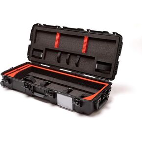 Nanuk 991 Bow Case with Automatic Pressure Release Valve and PowerClaw Superior Latching System for Transporting and Storing Bows and Archery Equipment (Black)