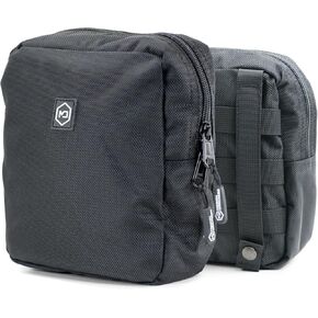 Mission Darkness MOLLE Faraday Pouch // Military-Grade Bag with RF Signal Blocking Liner Attaches to MOLLE Webbing Systems // Anti-Hacking & Tracking Assurance, Data Privacy for Handheld Devices