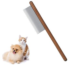 Pet Comb for Cats and Dogs, Flea Comb Pet Lice Comb Grooming Tool for Removing Tear Stains, Fleas, Dandruff, Lice