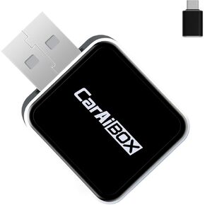 Wireless CarPlay Adapter - Plug and Play Low Latency Mini Edition Converts Wired to Wireless CarPlay Dongle for Cars from 2016 and iOS 10+