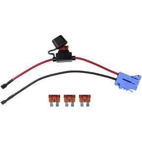 SefePoder Replacement Wire Harness Connector Compatible with Power Wheels 12 Volt Battery,12AWG Wire with Fuse, Lithium LiFePO4 and Lead-Acid Batteries Both Available