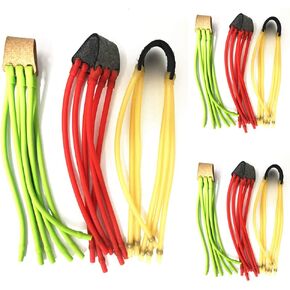 9 Pieces Rubber Bands,Elastic Rubber Band Bungee Replacement for Slingshot