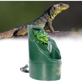 Reptile Chameleon Cantina Drinking Fountain Water Dripper Comes with Feeding Tongs Frosted Tweezer with Extra Pump for Lizard Turtle Snake Spider Frog Gecko Simulated Waterfall