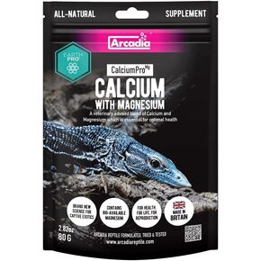 Arcadia EarthPro CalciumPro 2X Pack, 80g, White