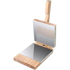 Kichvoe Tortilla Press Wooden Mexican Tortillera Presser Dumpling Skin Maker Pastry Dough Presser Tool for Homemade Tortilla Roti Chapati Taco Pataconera