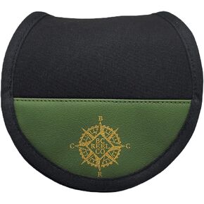 Neoprene Centerpin Protective Pouch Bag, BC Reel Co. Fly Fishing Reel Storage Pouch Cover Case, Center Pin Reel Cover Large Black