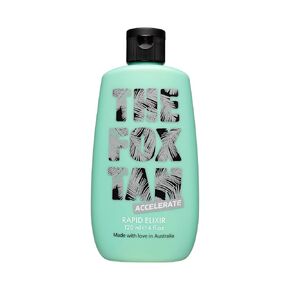The Fox Tan Rapid Tanning Elixir 300ml | Natural Tanning Lotion & Accelerator | Dark, Flawless, Tan Skin | Streak-Free Tanning | Tanning Lotions & Oils For Melanin Production | Australian Made | Vegan | Cruelty Free
