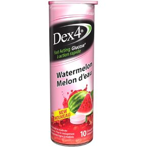 Dex4 Glucose Tablets, Grape, 12-Pack of Dex4 Tubes, 10 Tablets in Each Tube, Each Tablet Contains 4g of Fast-Acting Carbs