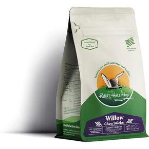 All Natural Willow Chew Sticks for Small Pets - 4 oz - Dental Health & Enrichment
