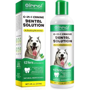 Oral Care Spray for Dogs, Pet Breath Dental Care Spray with Natural Ingredients, Dog Breath Freshener for Bad Breath, Plaque and Tartar, Pet Health Supplies Teeth Treatment Spray - 5.1 Fl Oz / 150ml in Kuwait