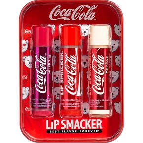 Lip Smacker Marvel Spiderman Holiday 3 pcs Flavored Lip Balm Tin, Stocking Stuff For Boys
