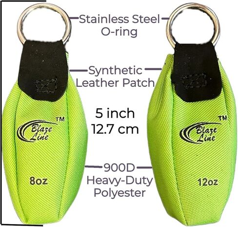 حقيبة وزن للرمي من Arborist مجموعة مكونة من قطعتين (8 أونصة و12 أونصة) - معدات عمل شجرة تسلق الأشجار الرياضية الخارجية in Kuwait