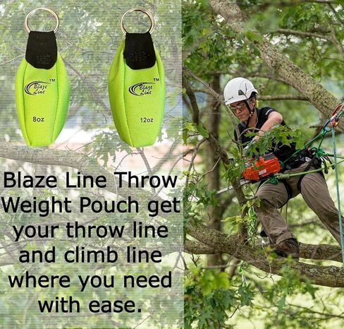 حقيبة وزن للرمي من Arborist مجموعة مكونة من قطعتين (8 أونصة و12 أونصة) - معدات عمل شجرة تسلق الأشجار الرياضية الخارجية in Kuwait