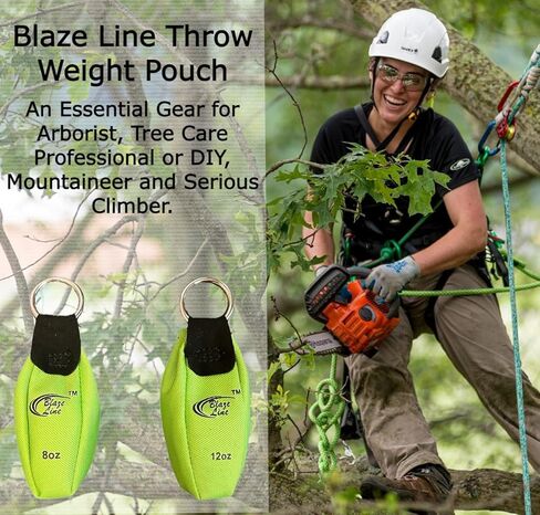 حقيبة وزن للرمي من Arborist مجموعة مكونة من قطعتين (8 أونصة و12 أونصة) - معدات عمل شجرة تسلق الأشجار الرياضية الخارجية in Kuwait