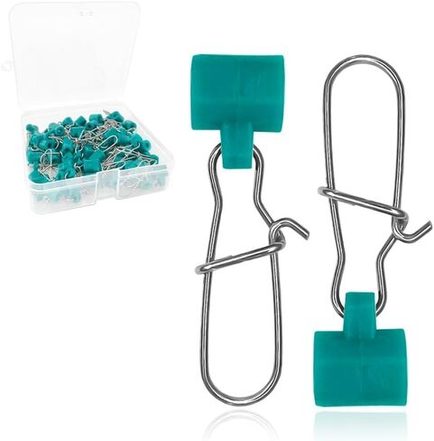 YOTO Sinker Slide for Fishing 30/60pcs Fishing Slide Weight Slides Fishing Line Connector Fishing Accessories in Saudi Arabia