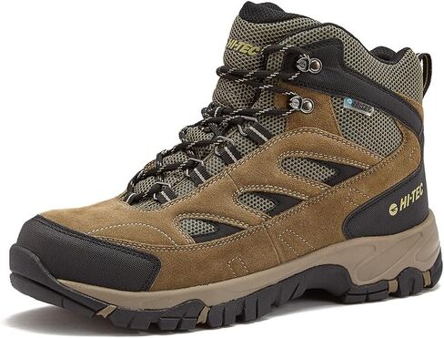 HI-TEC Yosemite WP Mid Waterproof Hiking Boots for Men, Lightweight Breathable Outdoor Trekking Shoes in Kuwait