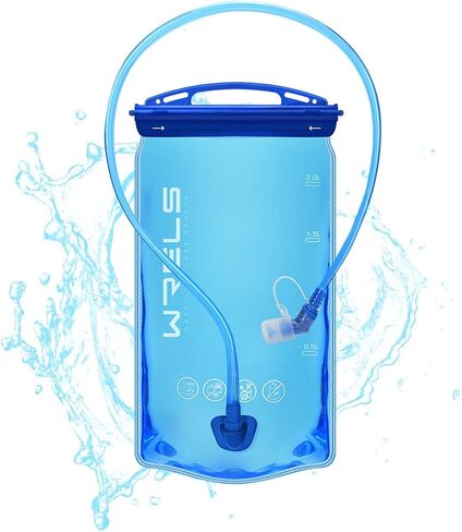 Hydration Bladder,1L/1.5L/2L/3L Water Bladder for Hydration Pack,BPA-Free Leakproof Water Reservoir for Hiking Running Camping Cycling in Saudi Arabia