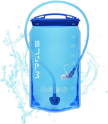 Hydration Bladder,1L/1.5L/2L/3L Water Bladder for Hydration Pack,BPA-Free Leakproof Water Reservoir for Hiking Running Camping Cycling in Saudi Arabia