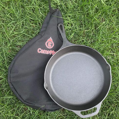 Small Skillet Bag – for 8' or 10' Skillet – 12' x 17' x 3' – Durable Quality Chef Bag – Lightweight Small Bag – Convenient Outdoor Cookware Portability – Multipurpose Camping Organizer in Saudi Arabia