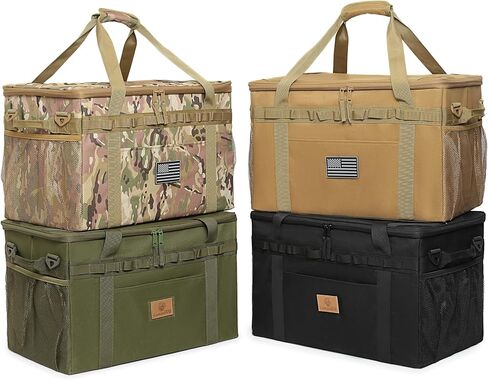 Tactical Camping Storage Bag Utility Tote Bag Camping Kitchen Organizer with Axe Holder & Shoulder Strap in Kuwait