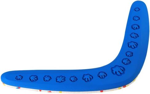 7 Ruby Road Dog Toys - Tough Boomerang Dog Toy for Medium/Large Dogs - Durable, Flying, Outdoor, Natural Rubber Dog Fetch Toy - Lightweight, Floating Dog Water Toy for Beach and Pool - Easy to Clean in Kuwait