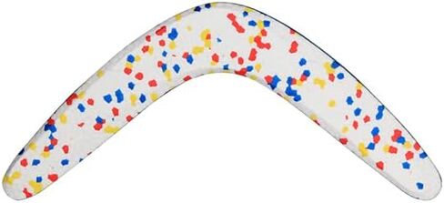 7 Ruby Road Dog Toys - Tough Boomerang Dog Toy for Medium/Large Dogs - Durable, Flying, Outdoor, Natural Rubber Dog Fetch Toy - Lightweight, Floating Dog Water Toy for Beach and Pool - Easy to Clean in Kuwait