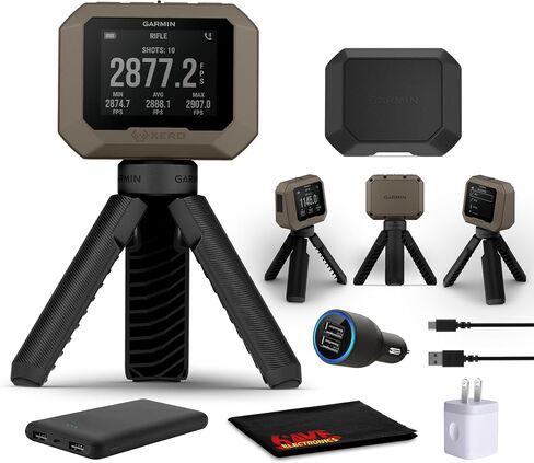 جهاز كرونوغراف Xero C1 Pro من Garmin مع قراءة FPS لتصوير المدى، وتصميم مضغوط، وقراءات دقيقة، وحزمة أداء متعددة الاستخدامات مع ملحقات حافظة Xero C1 Pro Chronograph in Saudi Arabia