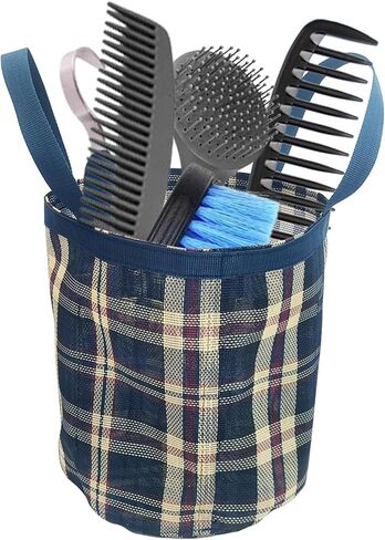 Large Capacity Horse Grooming Bag Premium Quality, Washable & Breathable, Quick-Drying, Includes Multiple Compartments, Foldable & Lightweight for Easy Portability (Sapphire Blue) in Saudi Arabia