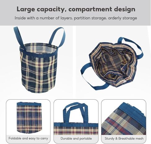 Large Capacity Horse Grooming Bag Premium Quality, Washable & Breathable, Quick-Drying, Includes Multiple Compartments, Foldable & Lightweight for Easy Portability (Sapphire Blue) in Saudi Arabia