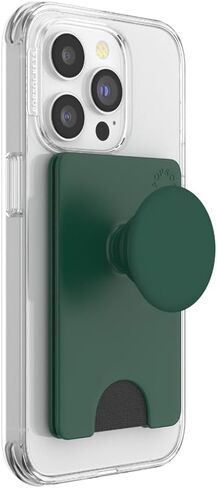PopSockets Phone Wallet with Expanding Phone Grip, Phone Card Holder, Into The Woods - Fresh Pine in Saudi Arabia