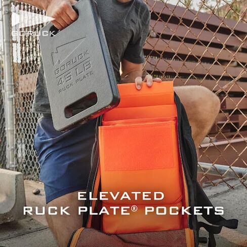 GORUCK Rucker 4.0, Weighted Rucking Backpack, Military Rucksack, Black, 20L | Purpose Built for Rucking, Elevated Ruck Plate Pocket, Extra Padded Straps, MOLLE Webbing, Durable 1000D CORDURA Build in Saudi Arabia