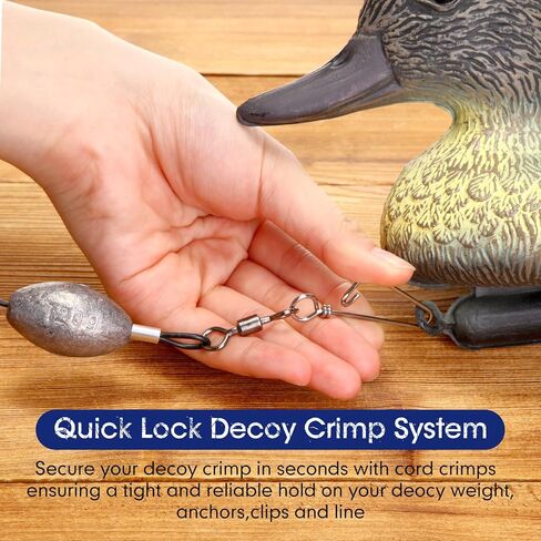 128 جهاز كمبيوتر شخصى تكساس بطة شرك الحفارات ملحق كيت DIY 4oz Entwist الحرة بطة صيد الحفارات الحفارات مع شرك تجعيد قطب المفاجئة شرك خط الحبل شرك مقاطع لصيد الطيور المائية صيد البط صيد الأوز in Kuwait