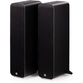 Q Acoustics M40 Bluetooth Powered Floor Standing Speakers HD Wireless Music Home Theatre Surround Sound System Black – Tweeter 0.9", Mid Bass/Driver 5.0", Freq. Response 38 Hz – 22 kHz