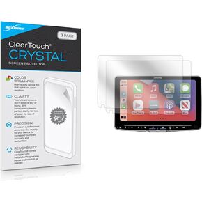 BoxWave Screen Protector Compatible with Alpine ILX-F511 - ClearTouch Crystal (2-Pack), HD Film Skin - Shields from Scratches