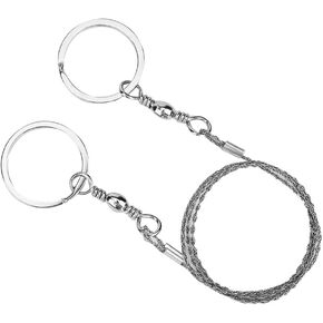 Wire Saw,Strong Four Strand Stainless Steel Wire Stainless Steel Pocket Wire Saw Portable Angle Saw for Cattle Sheep 29.5inch Long