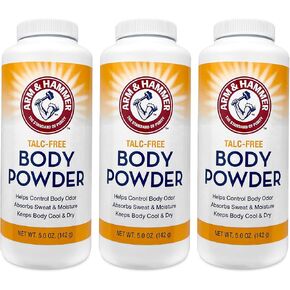 Talc-Free Body Powder for Body Odor Sweat & Moisture (3 pack)