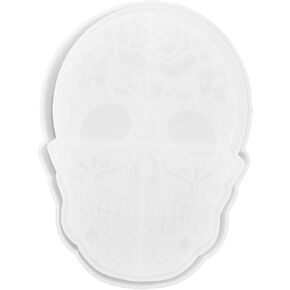 Skull Storage Box Tabletop Ornament Molds Novelty Skull Mold Skull Silicone DIY Skull Halloween DIY Mold Skull Container Halloween Skull Mold Halloween Silicone Handmade Craft Mold