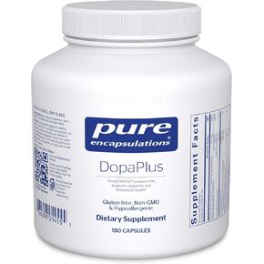 Pure Encapsulations DopaPlus | PureSYNAPSE Supplement to Support Dopamine Production, Daily Mental Function, and Sharpness* | 180 Capsules
