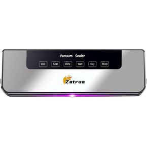 65KPA Automatic Vacuum Sealer Compact vacuum sealing machine with moist & dry modes. Strong 65KPA suction keeps food fresh, prevents waste, and is perfect for various food types
