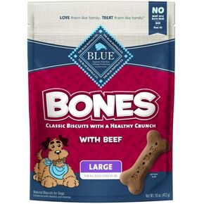 Blue Buffalo Classic Bone Biscuits with Beef Large 16 oz in Kuwait