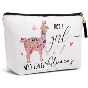 Monkey Gifts for Women Women Funny Monkey Lover Gifts Birthday Gifts for Monkey Animal Lovers Teen Women Women Sisters Friend Christmas Makeup Bag Travel Toiletry Bag Just A Women Loves Monkeys