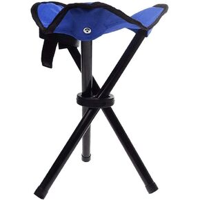 GTC® كرسي مسند للقدمين قابل للسحب للاستخدام في الهواء الطلق على الشاطئ وصيد الأسماك والتخييم ومسند للقدمين قابل للطي ثلاثي الأرجل محمول بثلاثة أرجل (متعدد الألوان) 600D in Kuwait