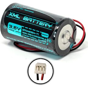 3.6v 14000mAh DSC WT4911BATT WT4911B ER34615M-T1 Battery ALEXOR ADT Wireless Outdoor Siren Strobe Lithium-Thionyl Chloride Non-Rechargeable Battery Pack Replacement for DSC Wireless Outdoor Siren