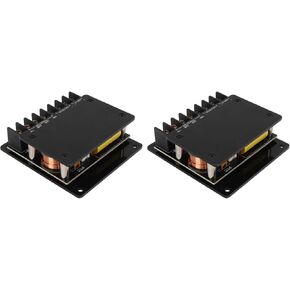 2Pcs Universal 2 Way Audio Crossover for Cars 120W Overcurrent Speaker Frequency Divider